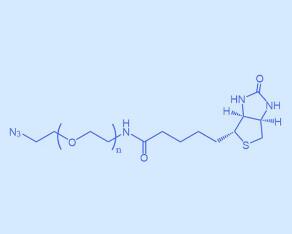 生物素PEG疊氮Biotin-PEG-Azido，Biotin-PEG-N3;生物素聚乙二醇疊氮 