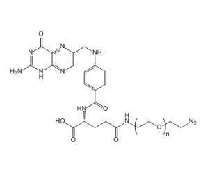 葉酸PEG疊氮Folic acid PEG Azido, FA-PEG-N3;葉酸聚乙二醇疊氮 