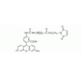 熒光素PEG馬來酰亞胺Fluorescein PEG Maleimide, FITC-PEG-MAL,;熒光素聚乙二醇馬來酰亞胺 