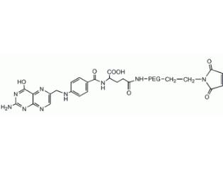 葉酸PEG馬來酰亞胺Folic acid PEG Maleimide, FA-PEG-MAL,;葉酸聚乙二醇馬來酰亞胺 