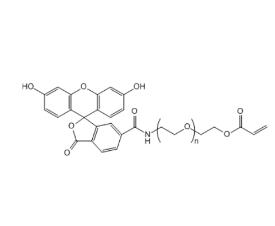 熒光素PEG丙烯酸酯Fluorescein PEG Acrylate, FITC-PEG-DA,熒光素聚乙二醇丙烯酸酯 