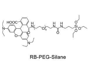 羅丹明PEG硅烷RB-PEG-Silane，RB-PEG-SIL,羅丹明聚乙二醇硅烷 