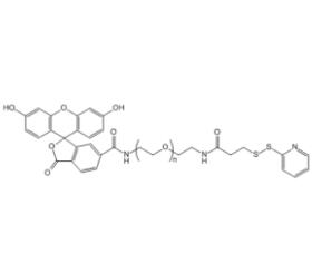 熒光素PEG巰基吡啶FITC-PEG-OPSS,熒光素聚乙二醇巰基吡啶 