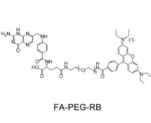 羅丹明PEG葉酸RB-PEG-Folic acid，RB-PEG-FA,羅丹明聚乙二醇葉酸 