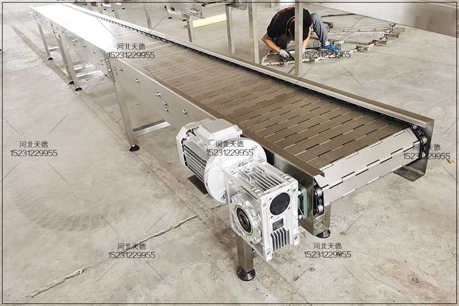 鏈板不銹鋼網帶輸送機